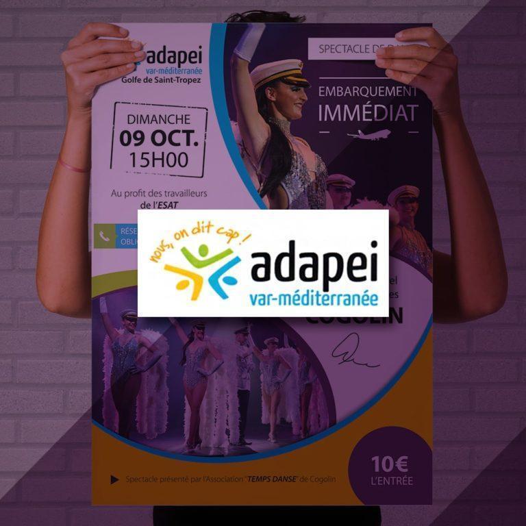 Affiche Spectacle A2 Adapei Var Mediterranee