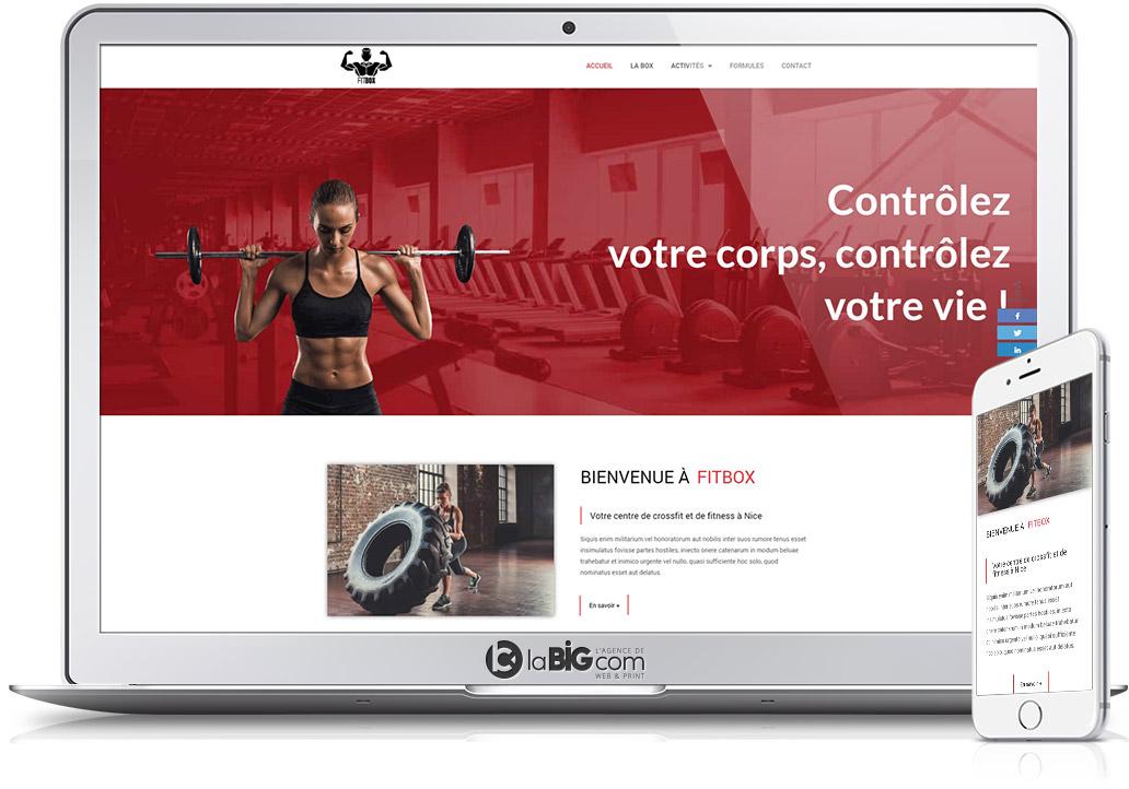 Fitbox Site Responsive WordPress Salle Sport Musculation