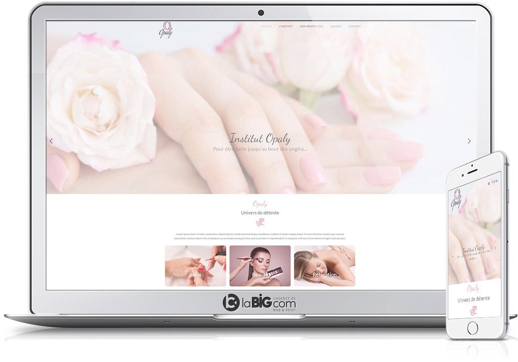 Opaly Site Responsive WordPress Salon Beaute Coiffure