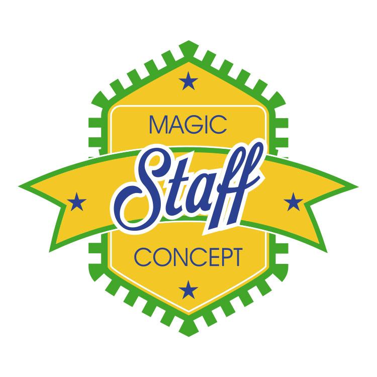Creation Logo Magic Staff Concept