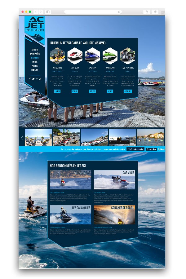 Creation Site Internet Location Jetski