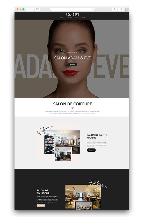 Creation Site Internet Salon Coiffure