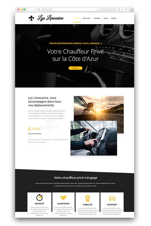 Creation Site Internet Vtc Saint Tropez