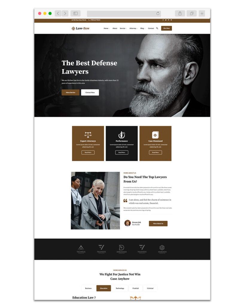 Web Design Avocat 4