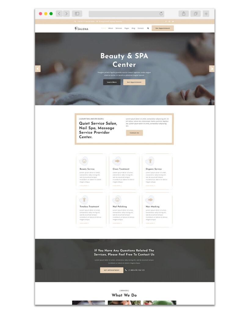 Web Design Coiffeur 4