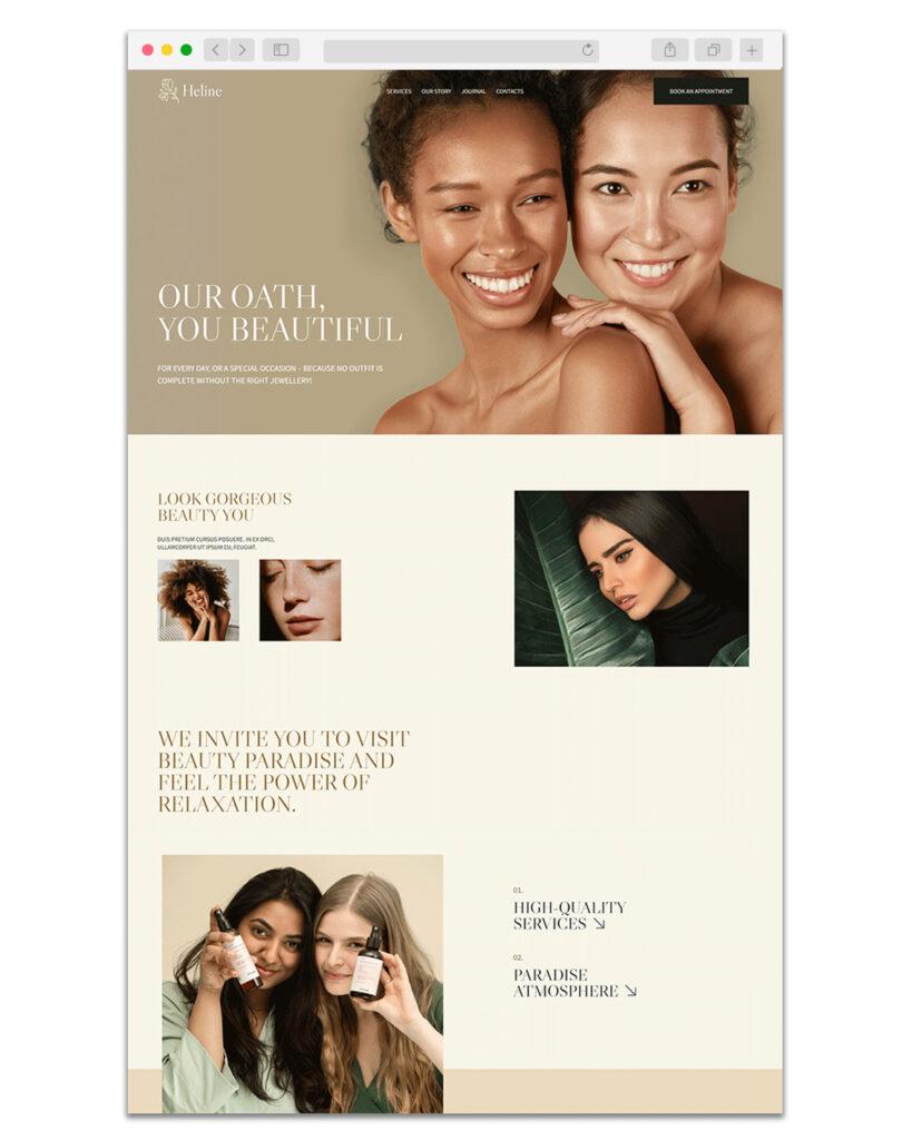 Web Design Makeup Artiste 1