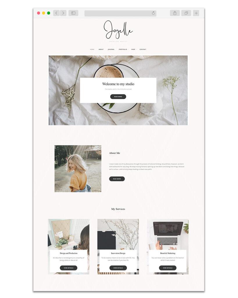 Web Design Makeup Artiste 6