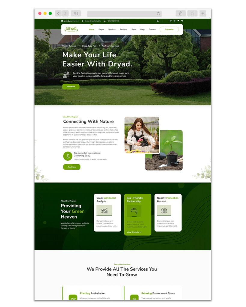 Web Design Paysagiste 2