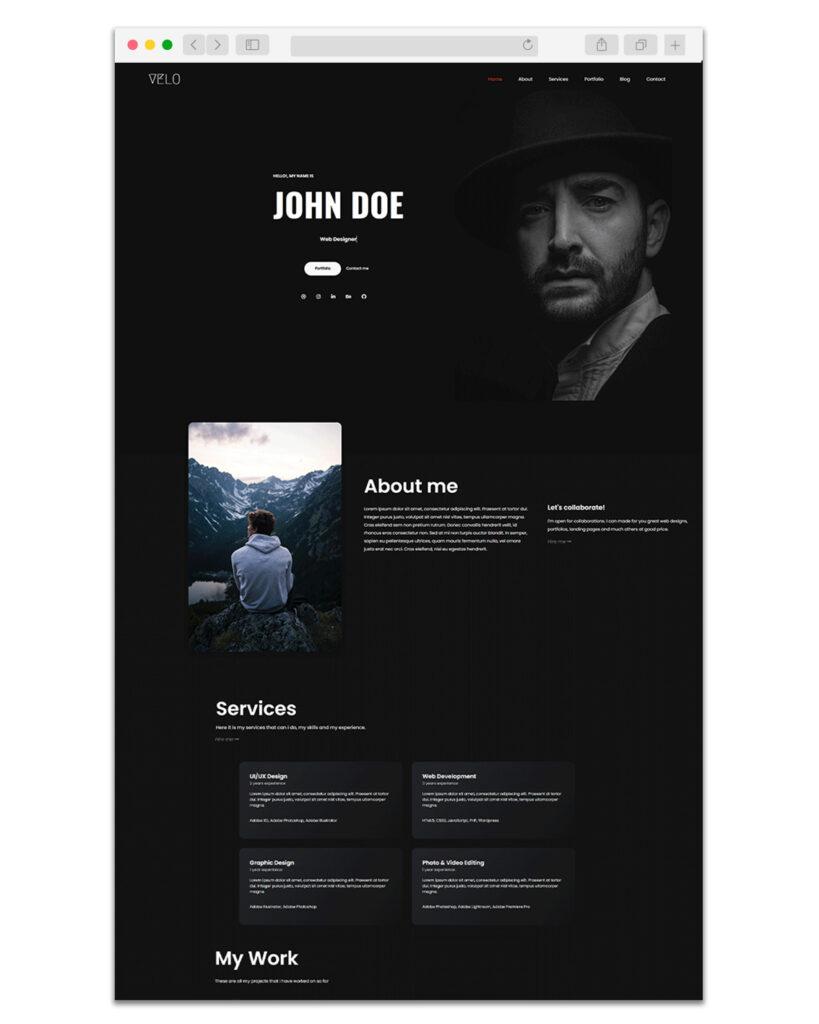 Web Design Photographe 5