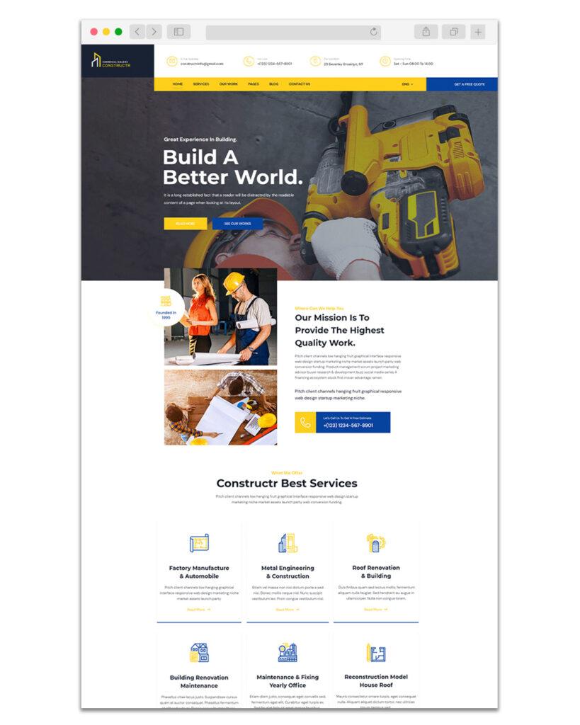 Web Design Plombier 3