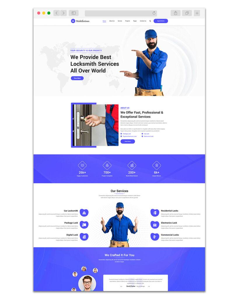 Web Design Plombier 5