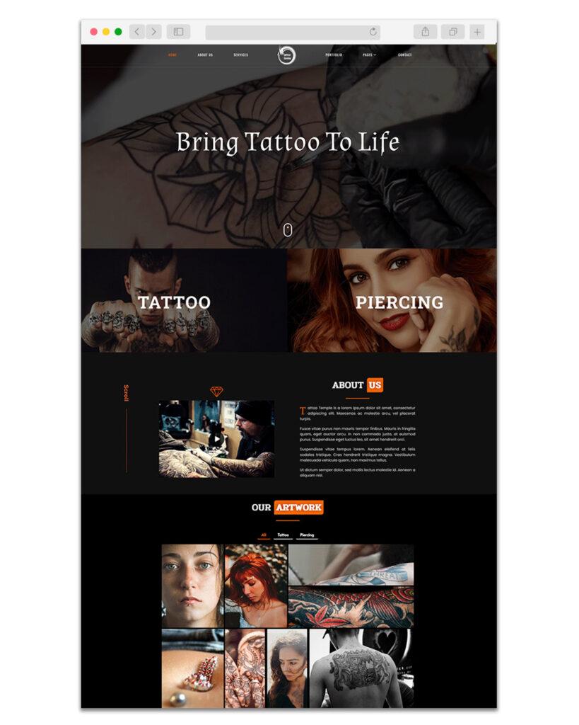 Web Design Tatoueur 3