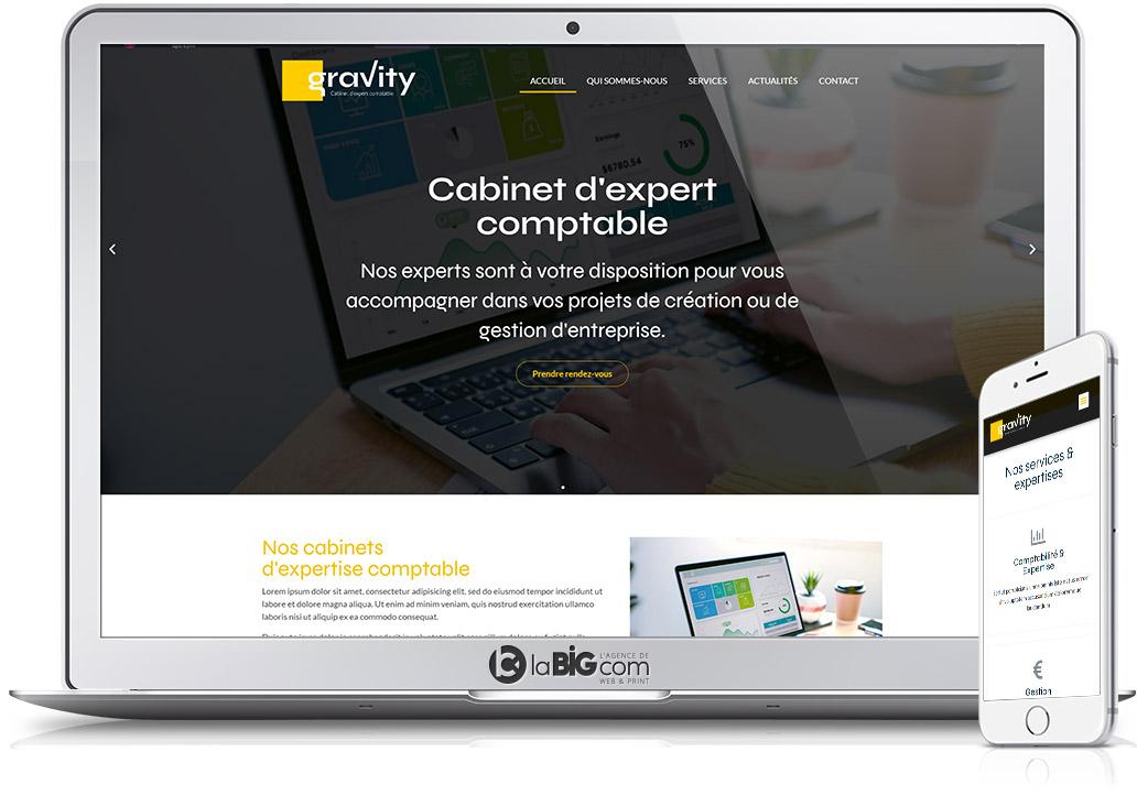 Web Design Comptable Gravity