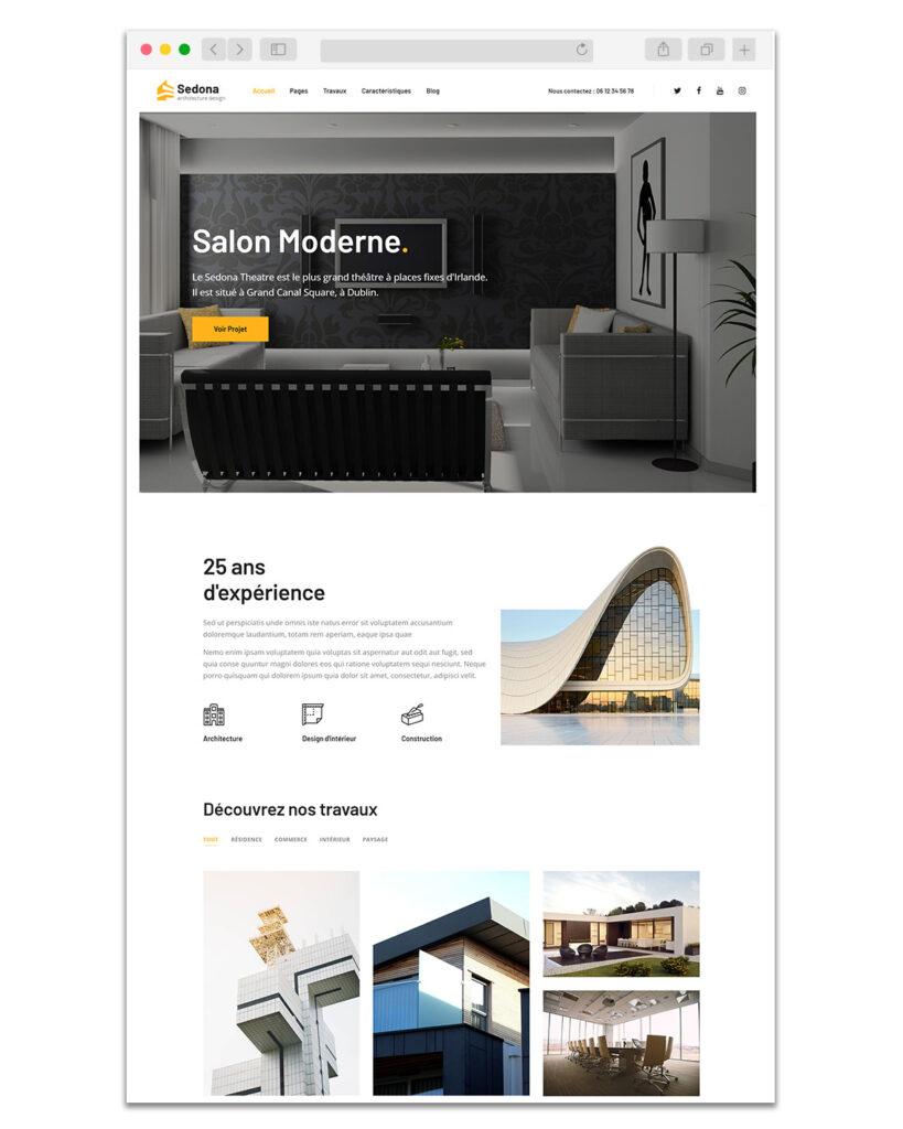 web design achitecte batiment masson